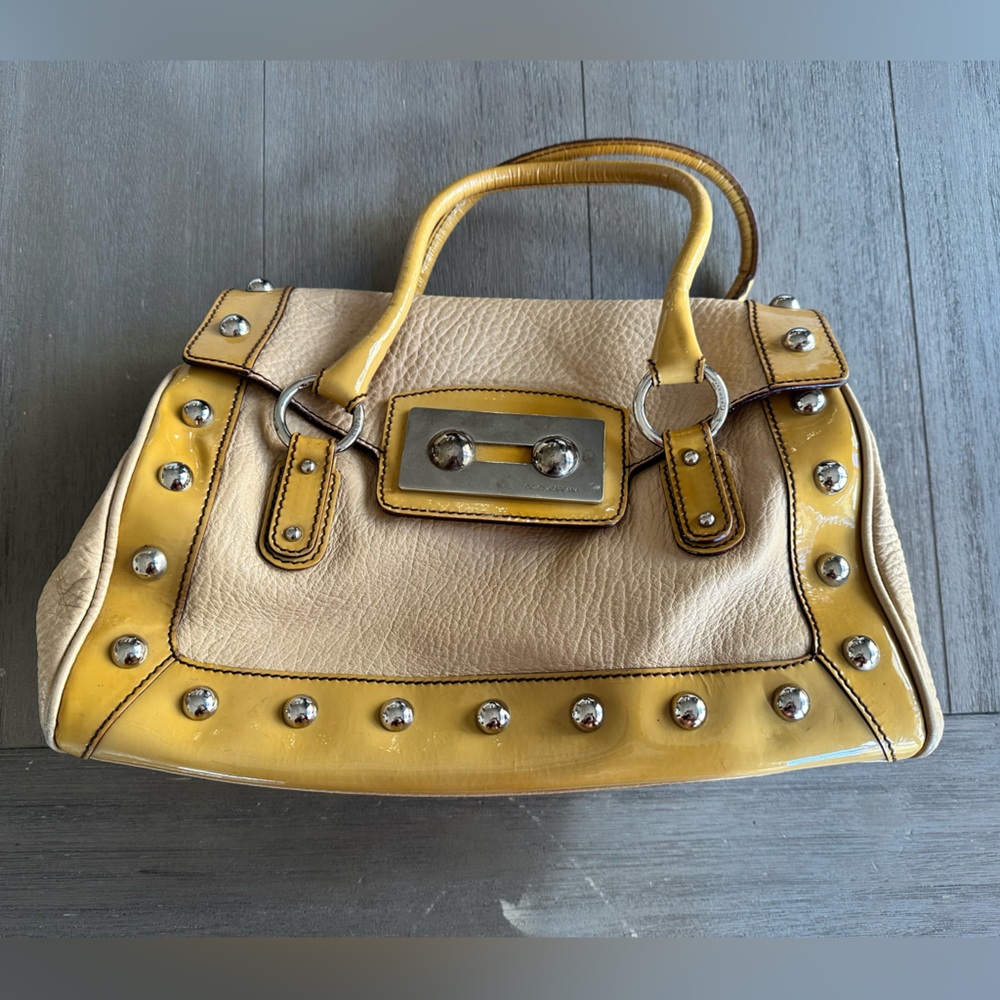 Dolce & Gabbana Leather and Patent Handbag